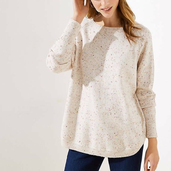 LOFT | Sweaters | Loft Cream Speckled 